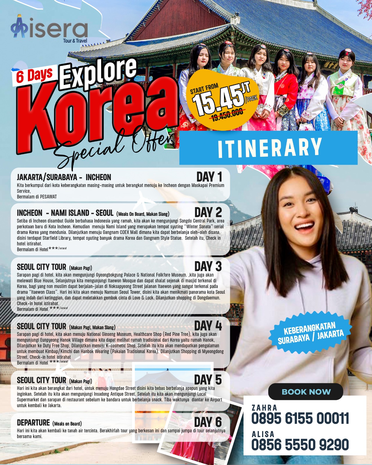paket tour korea