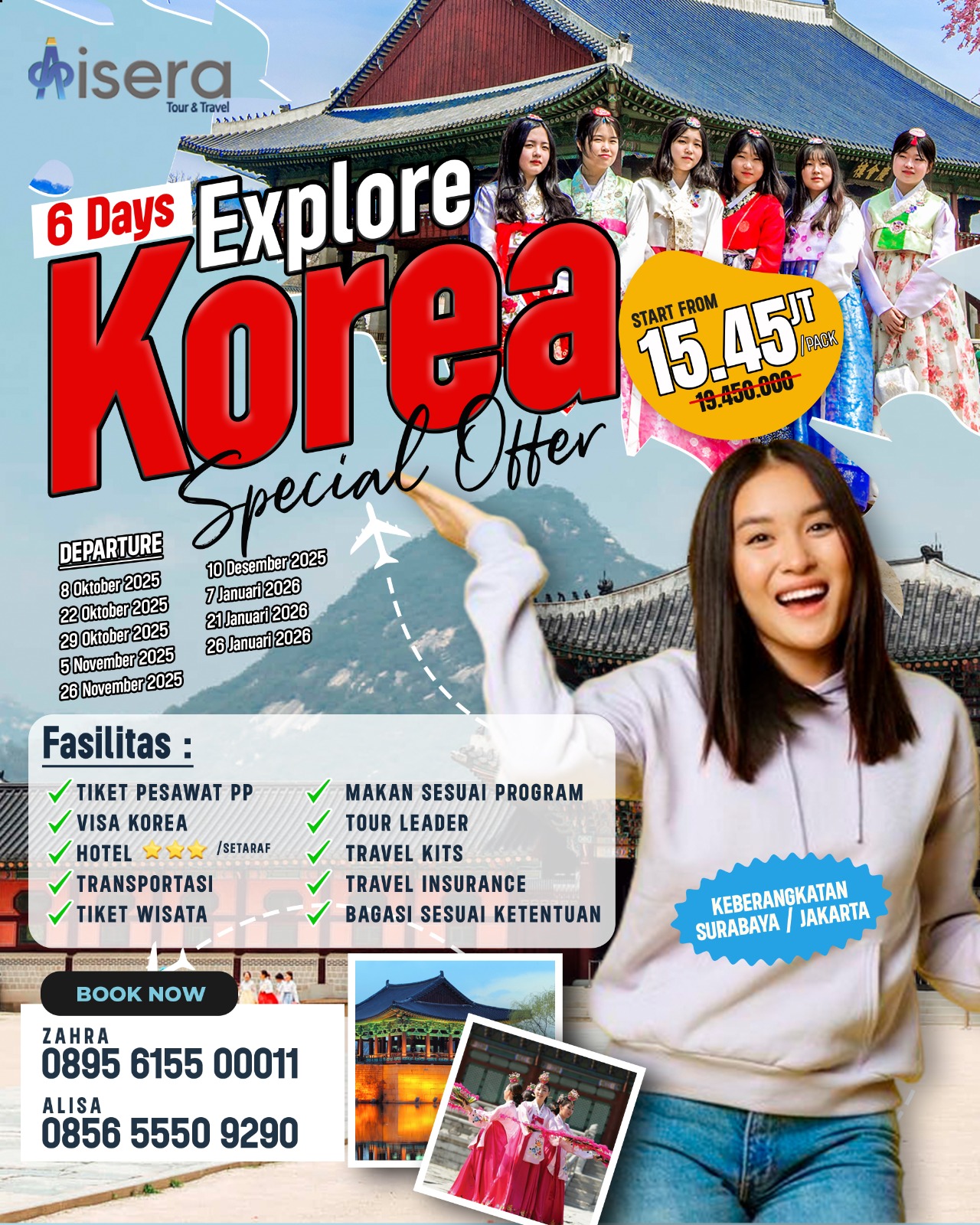 paket tour korea