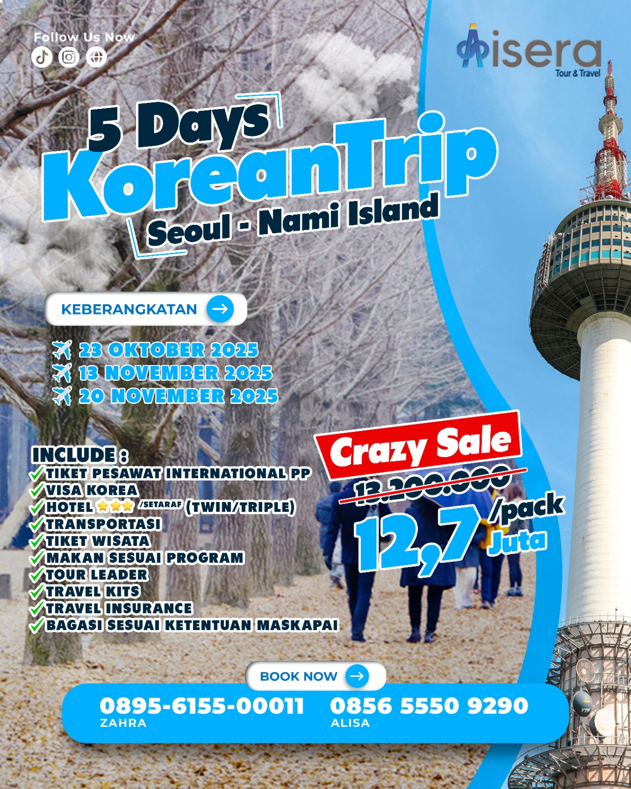 paket tour korea